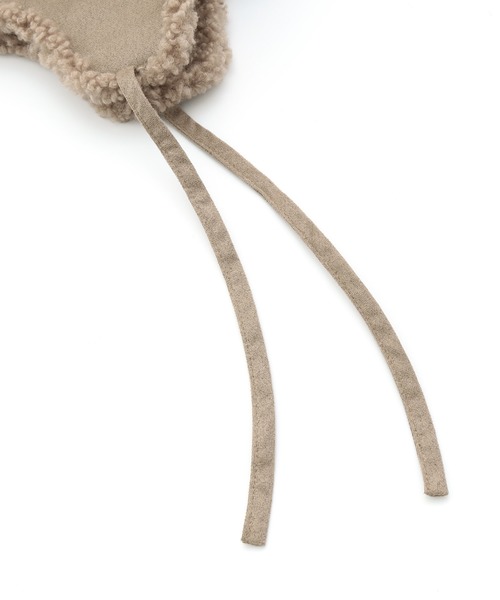 MAKE YOUR DAY（メイクユアデイ）の「ボアパイロットキャップ（キャップ・キッズ・ブラック/ベージュ/ブラウン・46/48/50/52/54/56）」の15枚目の写真