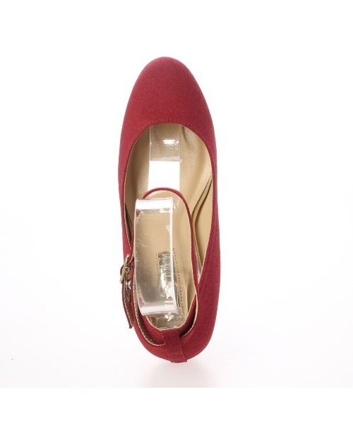 Miminy Piminy（ミミニー ピミニー）の「MiminyPiminy(ミミニーピミニー) ゴールドラインピース付きアンクルストラップ パンプス（パンプス・レディース・ネイビー/ブラック/ワイン/ホワイト/シルバー/ゴールド/ブラック系その他・M/LL/S/L）」の15枚目の写真