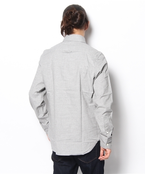 ABAHOUSE（アバハウス）の「ﾄｯﾌﾟｼｬﾝﾌﾞﾚｰ起毛ｼｬﾂ（シャツ/ブラウス・メンズ・ホワイト/ネイビー/グレー/ボルドー・3/4/2）」の9枚目の写真