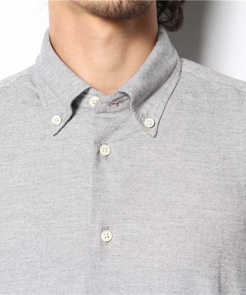 ABAHOUSE（アバハウス）の「ﾄｯﾌﾟｼｬﾝﾌﾞﾚｰ起毛ｼｬﾂ（シャツ/ブラウス・メンズ・ホワイト/ネイビー/グレー/ボルドー・3/4/2）」の10枚目の写真