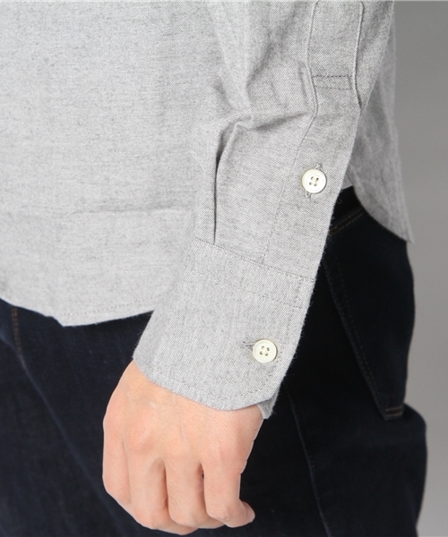 ABAHOUSE（アバハウス）の「ﾄｯﾌﾟｼｬﾝﾌﾞﾚｰ起毛ｼｬﾂ（シャツ/ブラウス・メンズ・ホワイト/ネイビー/グレー/ボルドー・3/4/2）」の11枚目の写真