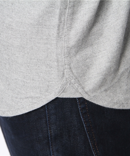 ABAHOUSE（アバハウス）の「ﾄｯﾌﾟｼｬﾝﾌﾞﾚｰ起毛ｼｬﾂ（シャツ/ブラウス・メンズ・ホワイト/ネイビー/グレー/ボルドー・3/4/2）」の13枚目の写真