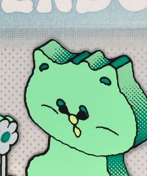 TOKYO CULTUART by BEAMS（トウキョウカルチャートバイビームス）の「鱗片堂 × ancco / 3D Animals ステッカー（M)（ステッカー/テープ・メンズ・ピンク/グリーン・ONE SIZE）」の10枚目の写真