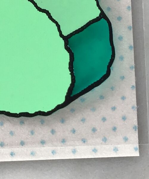 TOKYO CULTUART by BEAMS（トウキョウカルチャートバイビームス）の「鱗片堂 × ancco / 3D Animals ステッカー（M)（ステッカー/テープ・メンズ・ピンク/グリーン・ONE SIZE）」の12枚目の写真