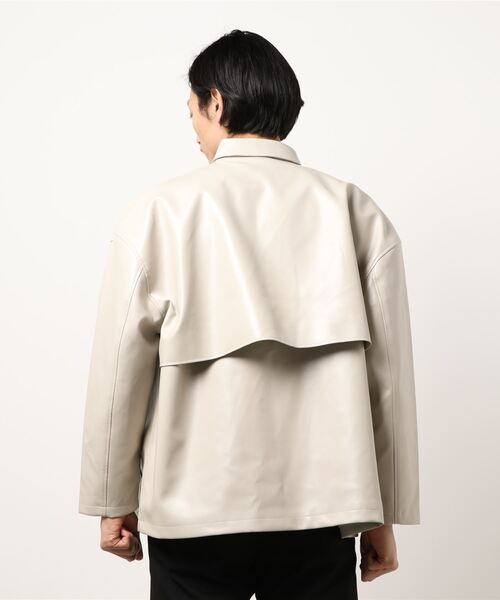 THISIS(ディスイズ)の「PUレザーブルゾン(ブルゾン・メンズ・サックスブルー/ブラック/ベージュ・MEDIUM/LARGE/X-LARGE)」の5枚目の写真