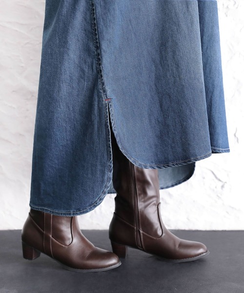 somari imagination(ソマリ イマジネーション)の「『デニムフードワンピース』(ワンピース・レディース・サックスブルー/ブルー・FREE)」の18枚目の写真