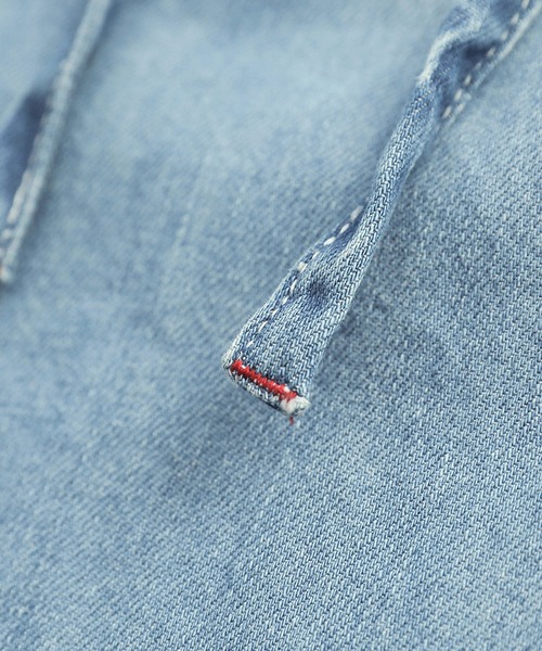 somari imagination(ソマリ イマジネーション)の「『デニムフードワンピース』(ワンピース・レディース・サックスブルー/ブルー・FREE)」の7枚目の写真