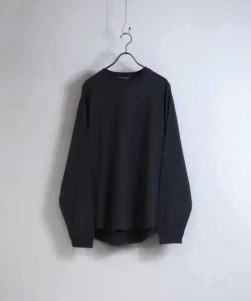 Confirm（コンファーム）の「Confirm / コンファーム ラウンドテールビッグロンT（Tシャツ/カットソー・メンズ・ホワイト/オレンジ/ブルー/ホワイト系その他/ベージュ/チャコールグレー/サックスブルー/ブラック/ミント・L/M）」の5枚目の写真