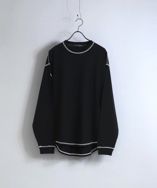 Confirm（コンファーム）の「Confirm / コンファーム ラウンドテールビッグロンT（Tシャツ/カットソー・メンズ・ホワイト/オレンジ/ブルー/ホワイト系その他/ベージュ/チャコールグレー/サックスブルー/ブラック/ミント・L/M）」の14枚目の写真