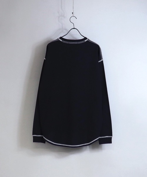 Confirm（コンファーム）の「Confirm / コンファーム ラウンドテールビッグロンT（Tシャツ/カットソー・メンズ・ホワイト/オレンジ/ブルー/ホワイト系その他/ベージュ/チャコールグレー/サックスブルー/ブラック/ミント・L/M）」の15枚目の写真