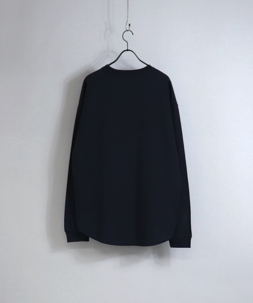 Confirm（コンファーム）の「Confirm / コンファーム ラウンドテールビッグロンT（Tシャツ/カットソー・メンズ・ホワイト/オレンジ/ブルー/ホワイト系その他/ベージュ/チャコールグレー/サックスブルー/ブラック/ミント・L/M）」の17枚目の写真