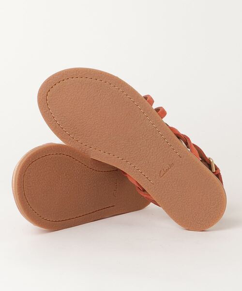 Clarks（クラークス）の「Karsea Ankle / カーシーアンクル (ブライトオレンジコンビ)（サンダル・レディース・オレンジ・UK5.5/UK4/UK4.5/UK5/UK6/UK3.5/UK3）」の3枚目の写真