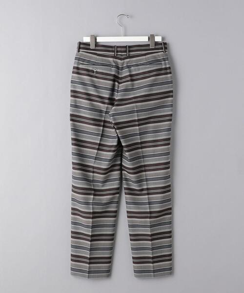 AURALEE（オーラリー）の「＜AURALEE（オーラリー）＞ ボーダー スラックス■■■（スラックス・メンズ・ダークグリーン/ライトグレー・3/4/5）」の3枚目の写真