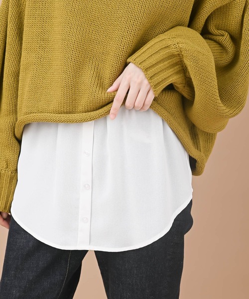 rps（アールピーエス）の「付け裾（シャツ/ブラウス・レディース・オフホワイト/ホワイト系その他2/ホワイト系その他3・M）」の3枚目の写真