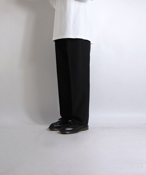 Confirm（コンファーム）の「25SS 極美シルエット 脚長 タック センタープレス ストレートパンツ スラックス【Confirm】（スラックス・メンズ・ブラック/パープル/ブルー/アイボリー/ブラウン/チャコールグレー/ブラウン系その他/ネイビー・M/L/S/XL）」の19枚目の写真