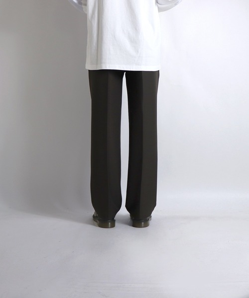 Confirm（コンファーム）の「25SS 極美シルエット 脚長 タック センタープレス ストレートパンツ スラックス【Confirm】（スラックス・メンズ・ブラック/パープル/ブルー/アイボリー/ブラウン/チャコールグレー/ブラウン系その他/ネイビー・M/L/S/XL）」の14枚目の写真