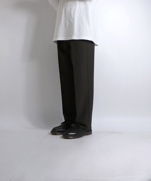 Confirm（コンファーム）の「25SS 極美シルエット 脚長 タック センタープレス ストレートパンツ スラックス【Confirm】（スラックス・メンズ・ブラック/パープル/ブルー/アイボリー/ブラウン/チャコールグレー/ブラウン系その他/ネイビー・M/L/S/XL）」の13枚目の写真