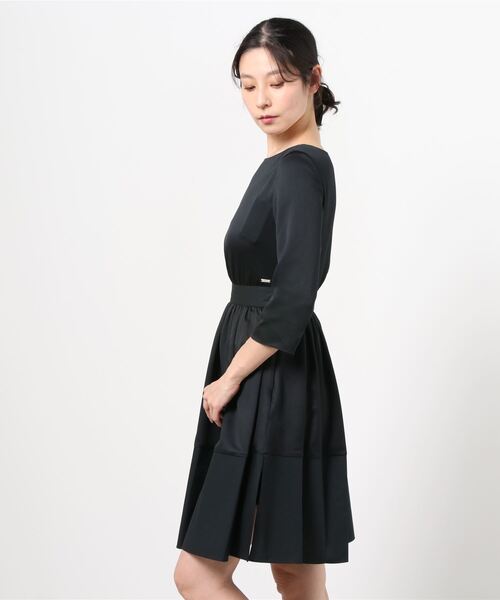 人気提案 A X アルマーニ エクスチェンジ 五分袖フレアワンピース ワンピース Sutevalle Org