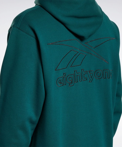 Reebok（リーボック）の「eightyone フレンチテリー フーディー （パーカー・メンズ・ブラック/グリーン/ライトブラウン・SMALL/XX-LARGE/LARGE/X-LARGE/XXX-LARGE/MEDIUM）」の11枚目の写真