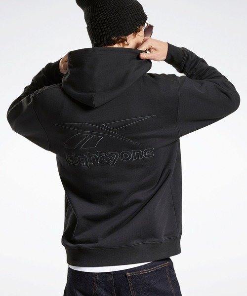 Reebok（リーボック）の「eightyone フレンチテリー フーディー （パーカー・メンズ・ブラック/グリーン/ライトブラウン・SMALL/XX-LARGE/LARGE/X-LARGE/XXX-LARGE/MEDIUM）」の7枚目の写真