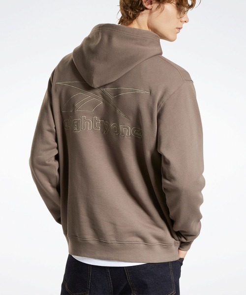 Reebok（リーボック）の「eightyone フレンチテリー フーディー （パーカー・メンズ・ブラック/グリーン/ライトブラウン・SMALL/XX-LARGE/LARGE/X-LARGE/XXX-LARGE/MEDIUM）」の4枚目の写真