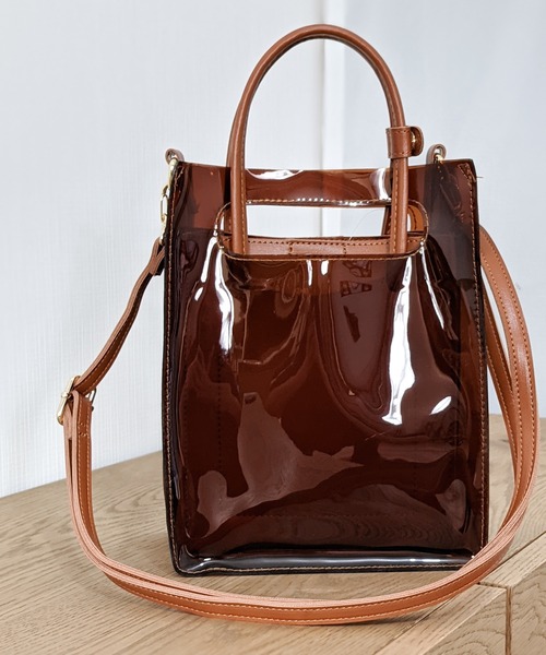 Per sist ence（パーシエンス）の「Per sist ence/パーシエンス　クリアマルチショルダー（ショルダーバッグ・レディース・ブラック/ブラウン・FREE）」の20枚目の写真