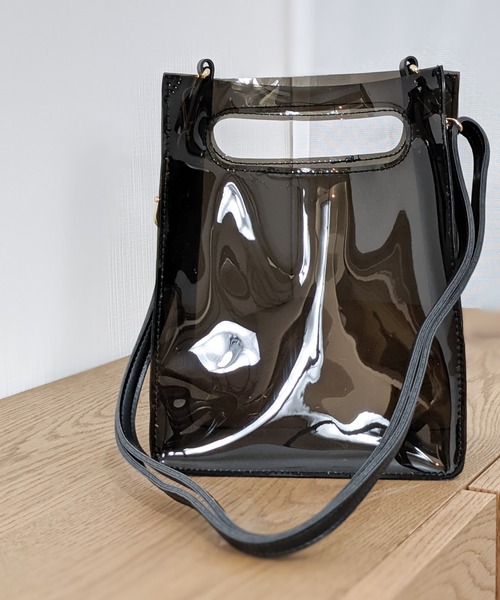 Per sist ence（パーシエンス）の「Per sist ence/パーシエンス　クリアマルチショルダー（ショルダーバッグ・レディース・ブラック/ブラウン・FREE）」の12枚目の写真