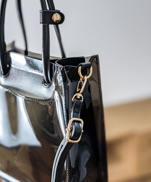 Per sist ence（パーシエンス）の「Per sist ence/パーシエンス　クリアマルチショルダー（ショルダーバッグ・レディース・ブラック/ブラウン・FREE）」の19枚目の写真