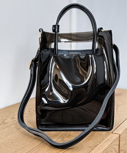 Per sist ence（パーシエンス）の「Per sist ence/パーシエンス　クリアマルチショルダー（ショルダーバッグ・レディース・ブラック/ブラウン・FREE）」の18枚目の写真