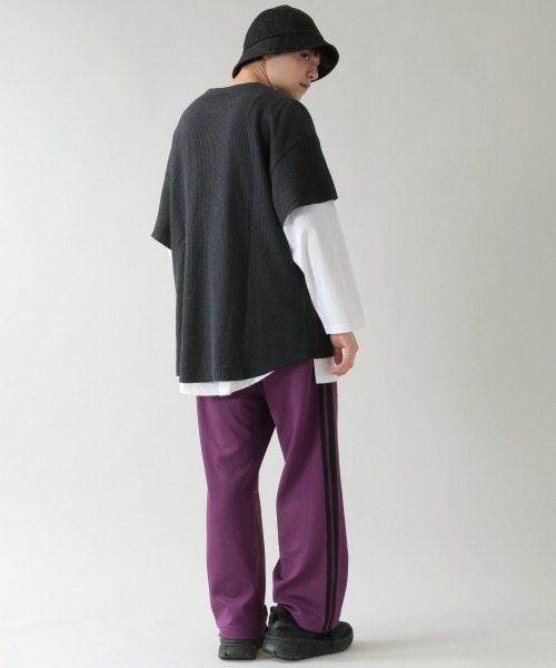 RAGEBLUE(レイジブルー)の「<半袖T×ロンTセット>ワッフルレイヤードTシャツ/934921(Tシャツ/カットソー・メンズ・ライトブルー/その他19/ベージュ系その他2・MEDIUM/LARGE)」の15枚目の写真
