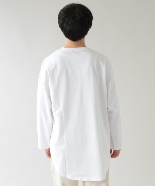 RAGEBLUE(レイジブルー)の「<半袖T×ロンTセット>ワッフルレイヤードTシャツ/934921(Tシャツ/カットソー・メンズ・ライトブルー/その他19/ベージュ系その他2・MEDIUM/LARGE)」の6枚目の写真