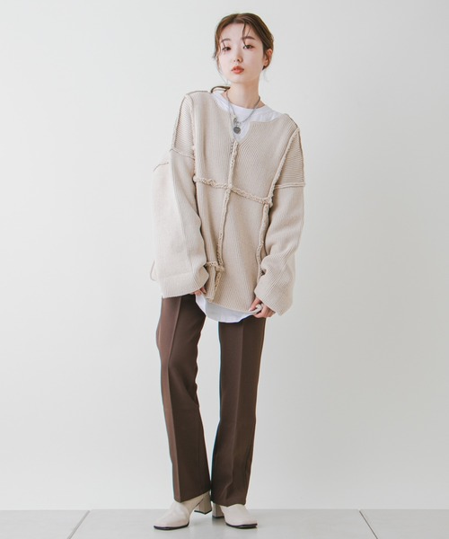 Kastane（カスタネ）の「スラックスパンツ（その他パンツ・レディース・ブラウン・FREE）」の2枚目の写真