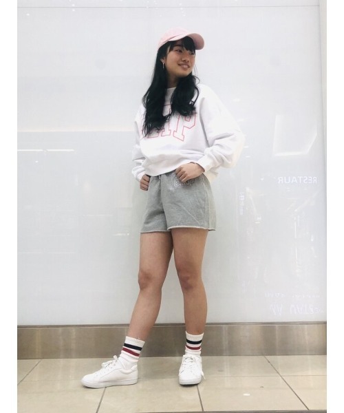 GAP（ギャップ）の「Gapロゴ プルオン ショートパンツ（その他パンツ・レディース・ブラック/ライトグレー/ネイビー・XS/M/S/XXXS/XXS）」の6枚目の写真