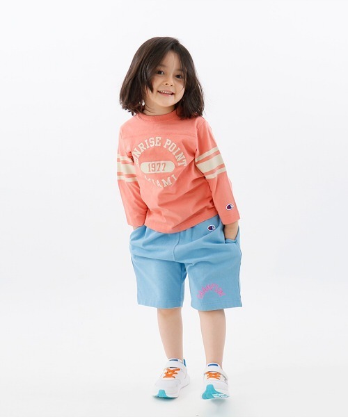 Champion(チャンピオン)の「【Champion/チャンピオン】キッズ キャンパス ショーツ(その他パンツ・キッズ・ブラック/サックスブルー/ネイビー/ピンク・100/110/140/130/120)」の15枚目の写真