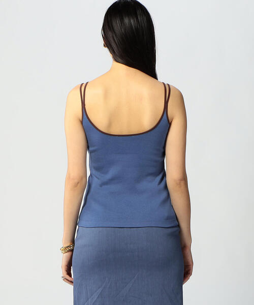 EDITION(エディション)の「C/RY RIB フライスキャミソール(キャミソール・レディース・ホワイト/ブラック/ブルー系その他3・FREE)」の15枚目の写真