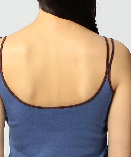 EDITION(エディション)の「C/RY RIB フライスキャミソール(キャミソール・レディース・ホワイト/ブラック/ブルー系その他3・FREE)」の6枚目の写真