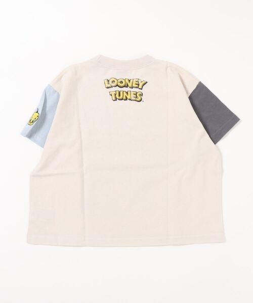 Right-on（ライトオン）の「【Looney Tunes】ワイドシルエットTシャツ(ルーニー・テューンズ)（Tシャツ/カットソー・キッズ・ライトグレー/ライム・105/140/120/130/155）」の12枚目の写真