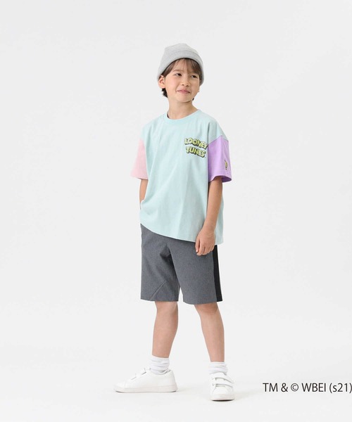Right-on（ライトオン）の「【Looney Tunes】ワイドシルエットTシャツ(ルーニー・テューンズ)（Tシャツ/カットソー・キッズ・ライトグレー/ライム・105/140/120/130/155）」の8枚目の写真