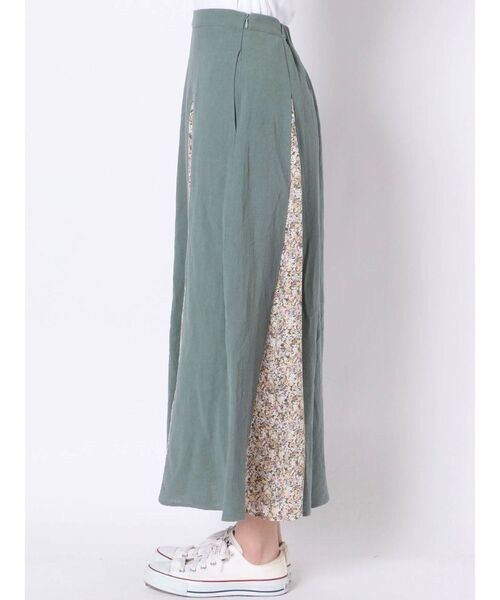 merry jenny（メリージェニー）の「flowerコンビフレアスカート（スカート・レディース・ベージュ/ネイビー/グリーン・FREE）」の12枚目の写真