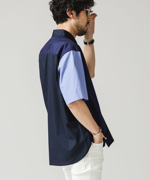 NANO universe（ナノユニバース）の「クレイジーソリッドビッグシャツ／半袖（シャツ/ブラウス・メンズ・その他1/その他2/その他3・S/M/L）」の8枚目の写真