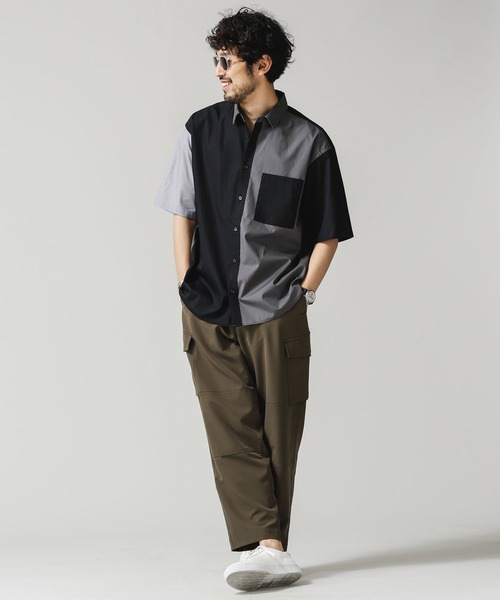 NANO universe（ナノユニバース）の「クレイジーソリッドビッグシャツ／半袖（シャツ/ブラウス・メンズ・その他1/その他2/その他3・S/M/L）」の11枚目の写真