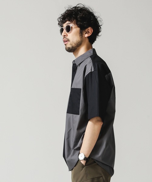 NANO universe（ナノユニバース）の「クレイジーソリッドビッグシャツ／半袖（シャツ/ブラウス・メンズ・その他1/その他2/その他3・S/M/L）」の12枚目の写真