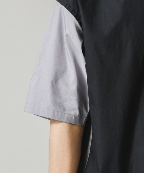 NANO universe（ナノユニバース）の「クレイジーソリッドビッグシャツ／半袖（シャツ/ブラウス・メンズ・その他1/その他2/その他3・S/M/L）」の16枚目の写真