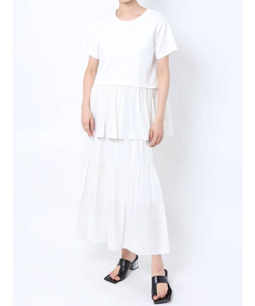 ELENDEEK（エレンディーク）の「チンツギャザースカート（スカート・レディース・ブラック/オフホワイト/ベージュ・01/02）」の9枚目の写真