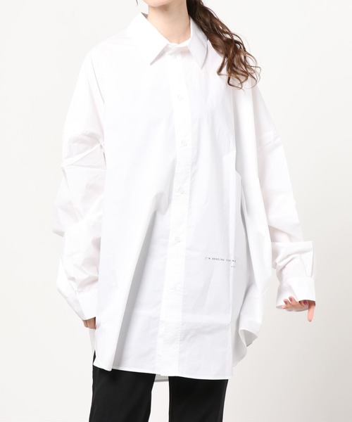 TTSWTRS(タトゥーセーターズ)の「【TTSWTRS】 WHITE OVERSIZED SHIRT(シャツ/ブラウス・レディース・ホワイト・ONE SIZE)」の8枚目の写真