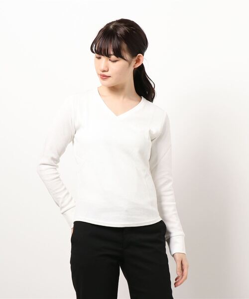 ワッフルvネック長袖tシャツ Tシャツ カットソー Donoban ドノバン のファッション通販 Zozotown