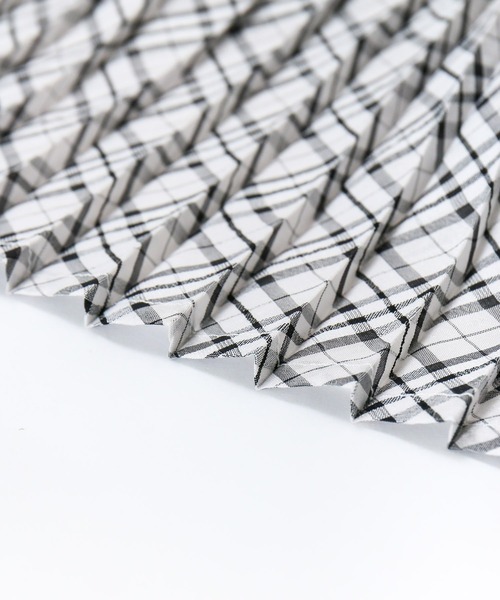 AS KNOW AS de base（アズノゥアズドゥバズ）の「チェックにかぎ針ＳＫ（スカート・レディース・ホワイト×ブルー/ホワイト×ブラック・FREE）」の13枚目の写真