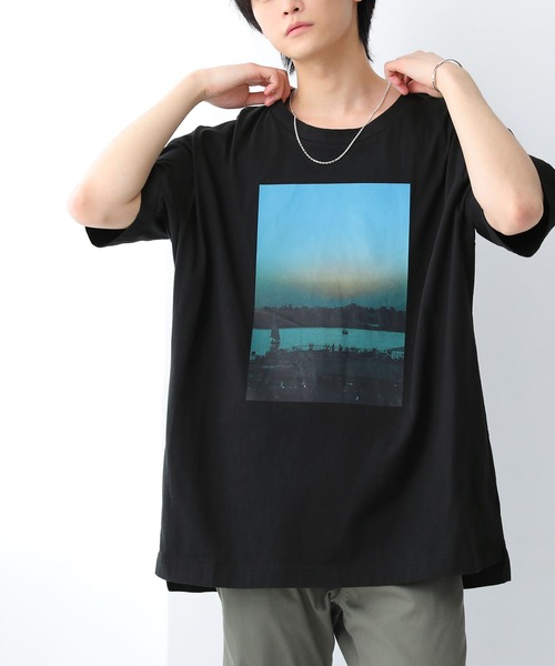 osharewalker（オシャレウォーカー）の「【廃盤】『ビッグシルエットフォトプリントTシャツ』（Tシャツ/カットソー・メンズ・ブラック・FREE）」の16枚目の写真