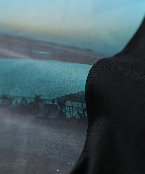 osharewalker（オシャレウォーカー）の「【廃盤】『ビッグシルエットフォトプリントTシャツ』（Tシャツ/カットソー・メンズ・ブラック・FREE）」の17枚目の写真