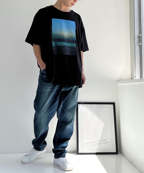 osharewalker（オシャレウォーカー）の「【廃盤】『ビッグシルエットフォトプリントTシャツ』（Tシャツ/カットソー・メンズ・ブラック・FREE）」の18枚目の写真